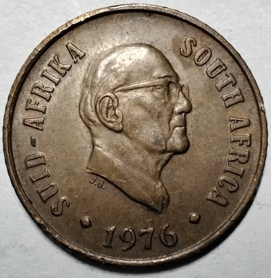 1 цент 1976 ЮАР