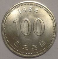 100 вон 1984 Южная Корея