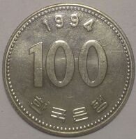 100 вон 1994 Южная Корея