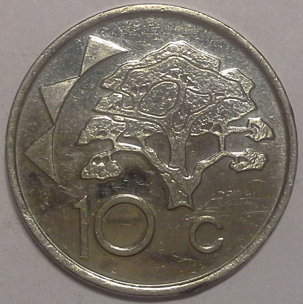 10 центов 2002 Намибия