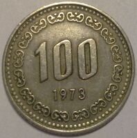 100 вон 1973 Южная Корея