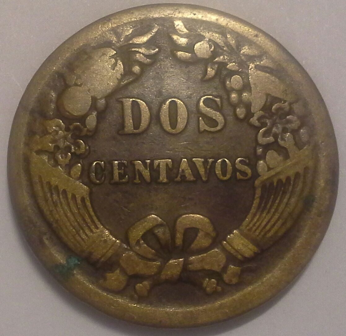 2 сентаво 1879 Перу