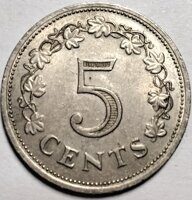 5 центов 1976 Мальта