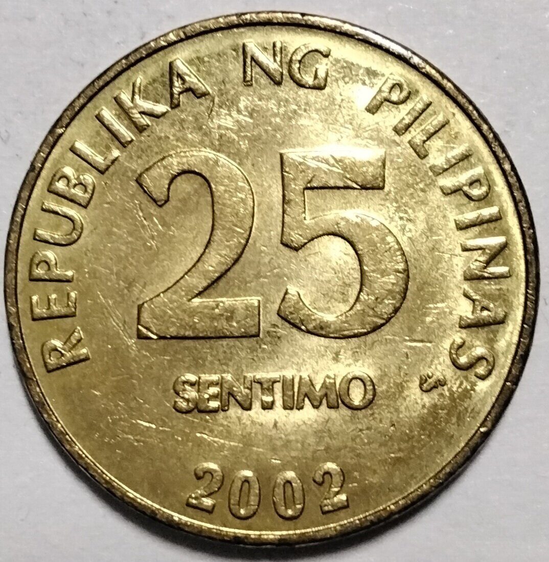 25 сентимо 2002 Филиппины