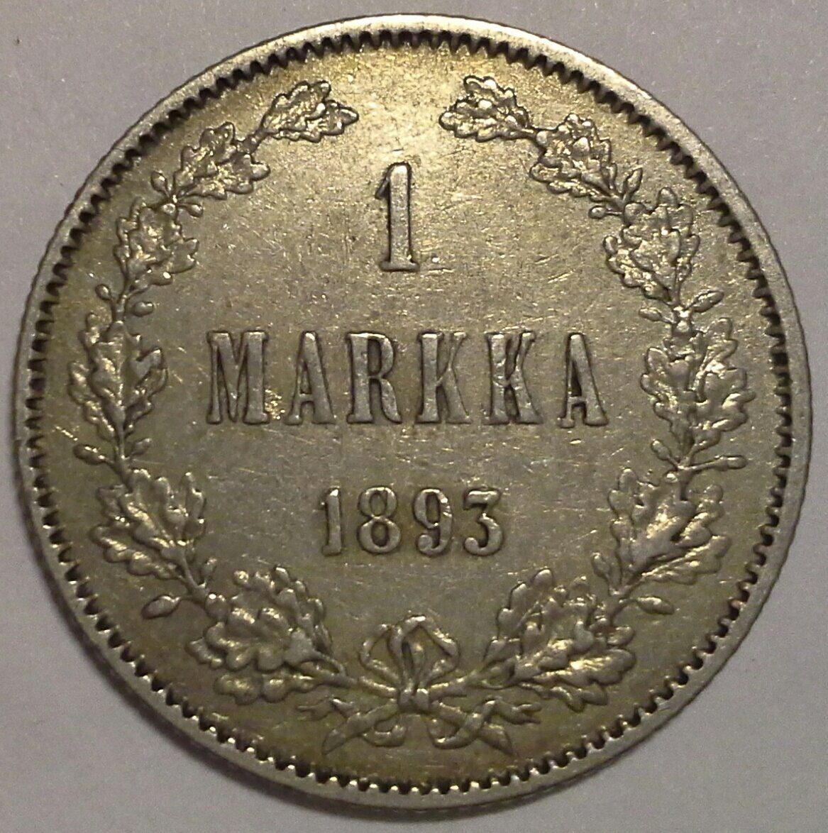 1 марка 1893 Великое Княжество Финляндское