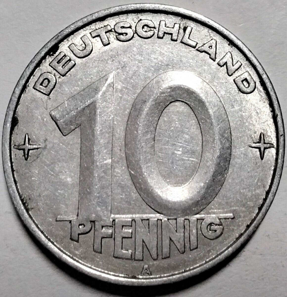 10 пфеннигов 1952 А Германия. ГДР