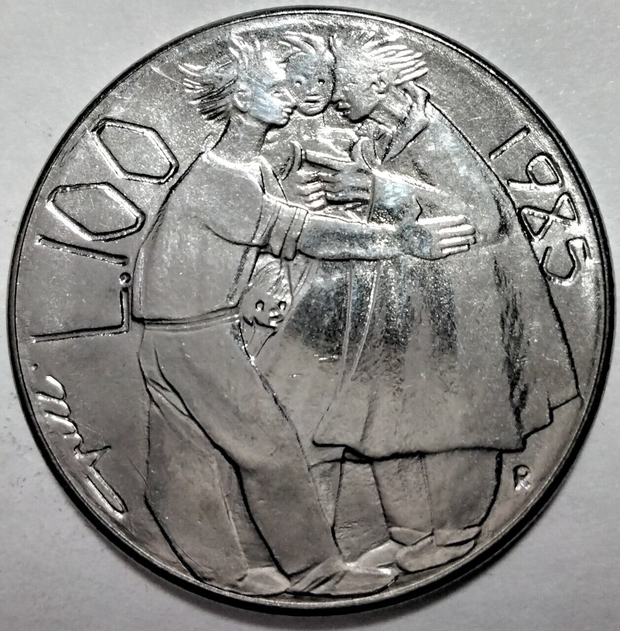 100 лир 1985 Сан-Марино. Дискуссия