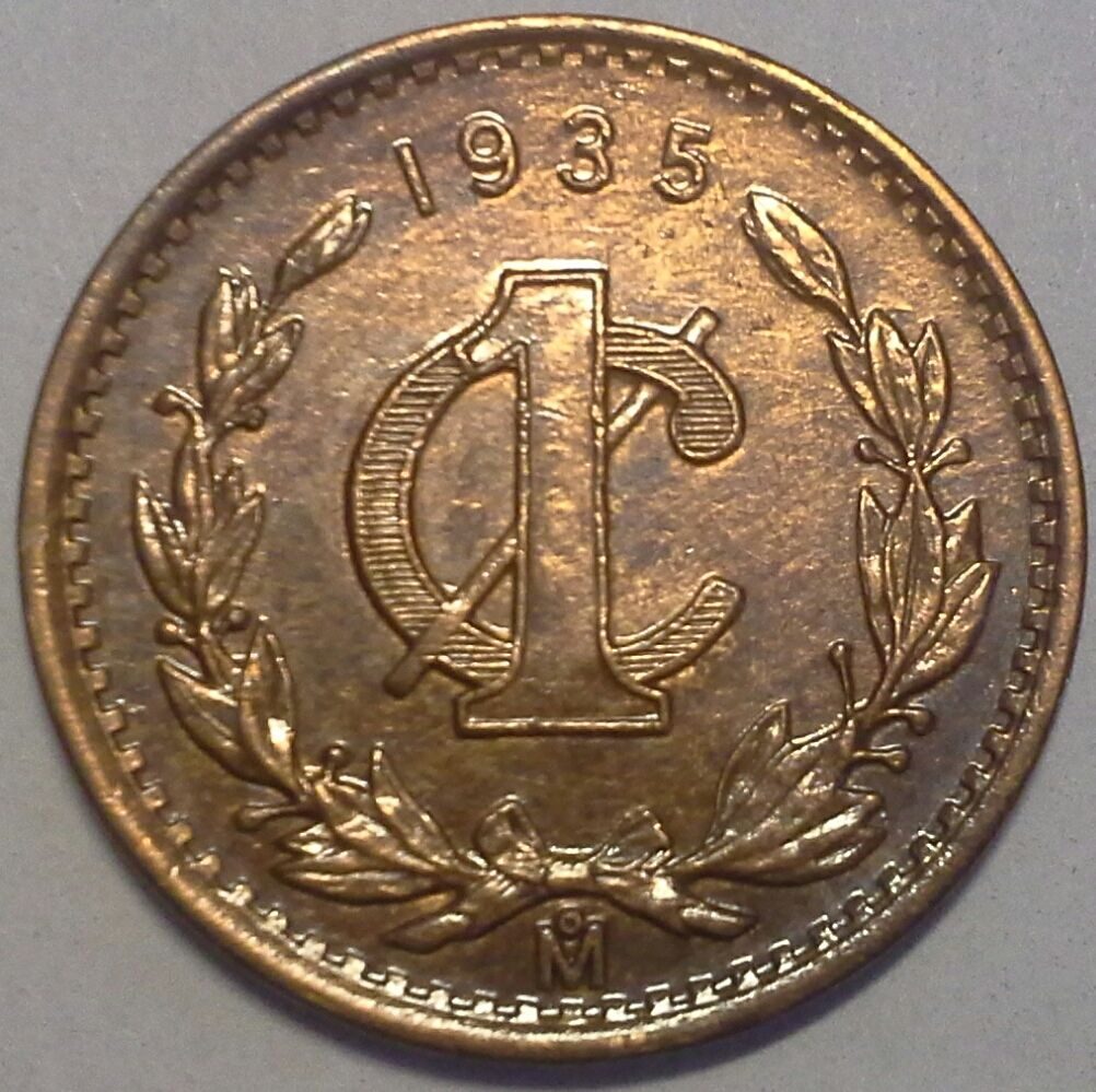 1 сентаво 1935 Мексика