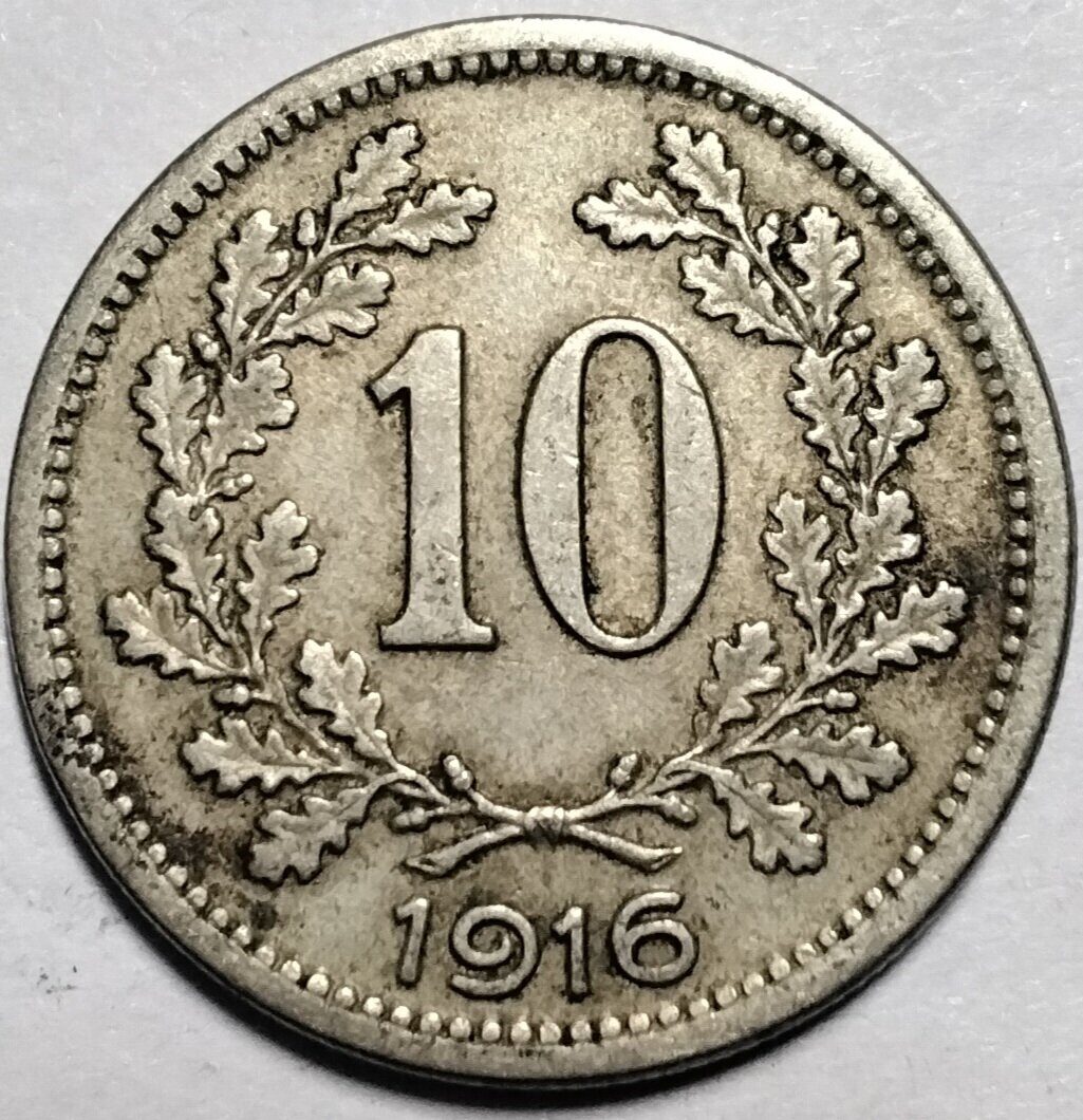 10 геллеров 1916 Австрия