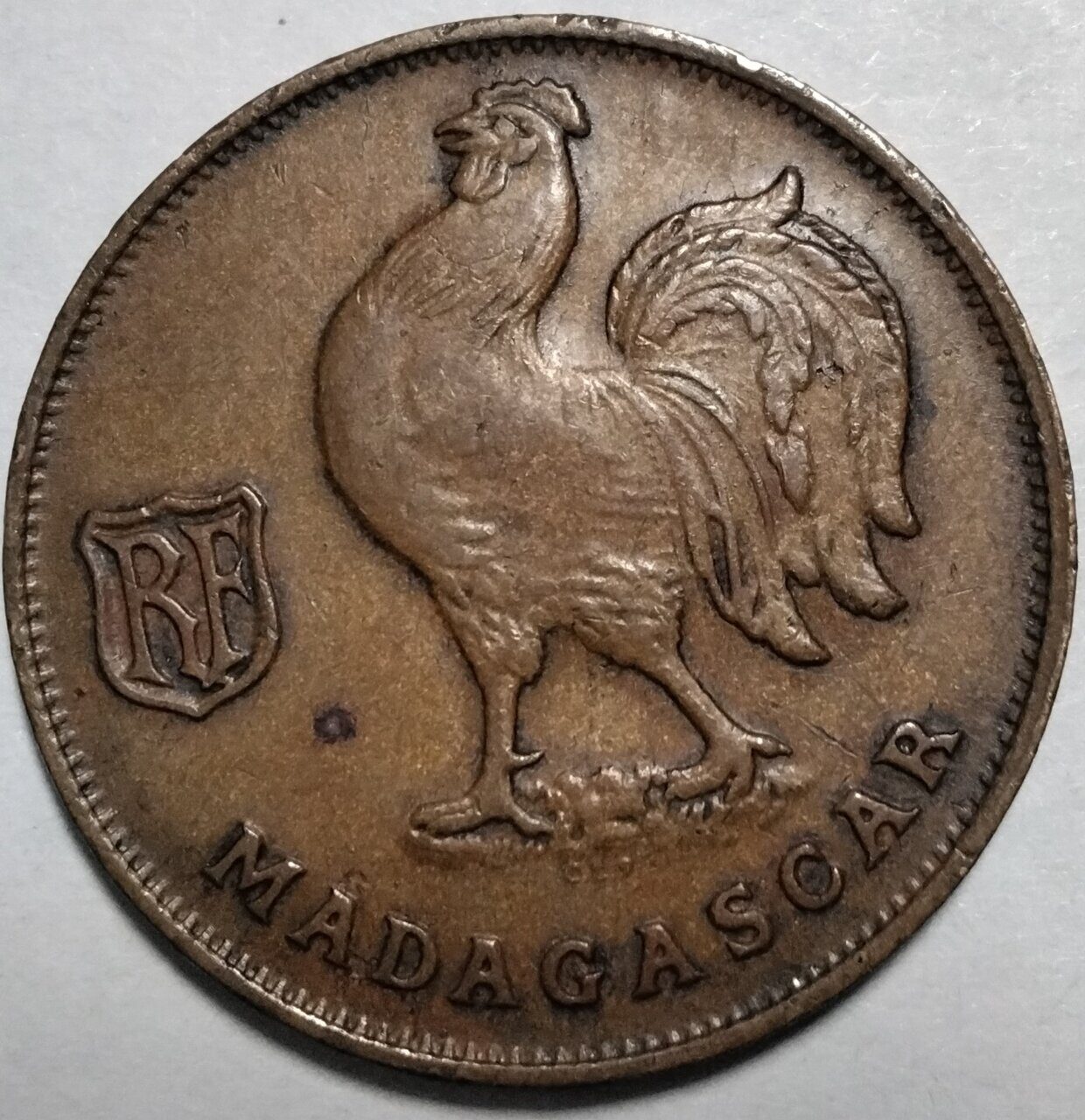 1 франк 1943 Мадагаскар