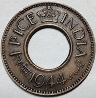 1 пайс 1944 В Британская Индия