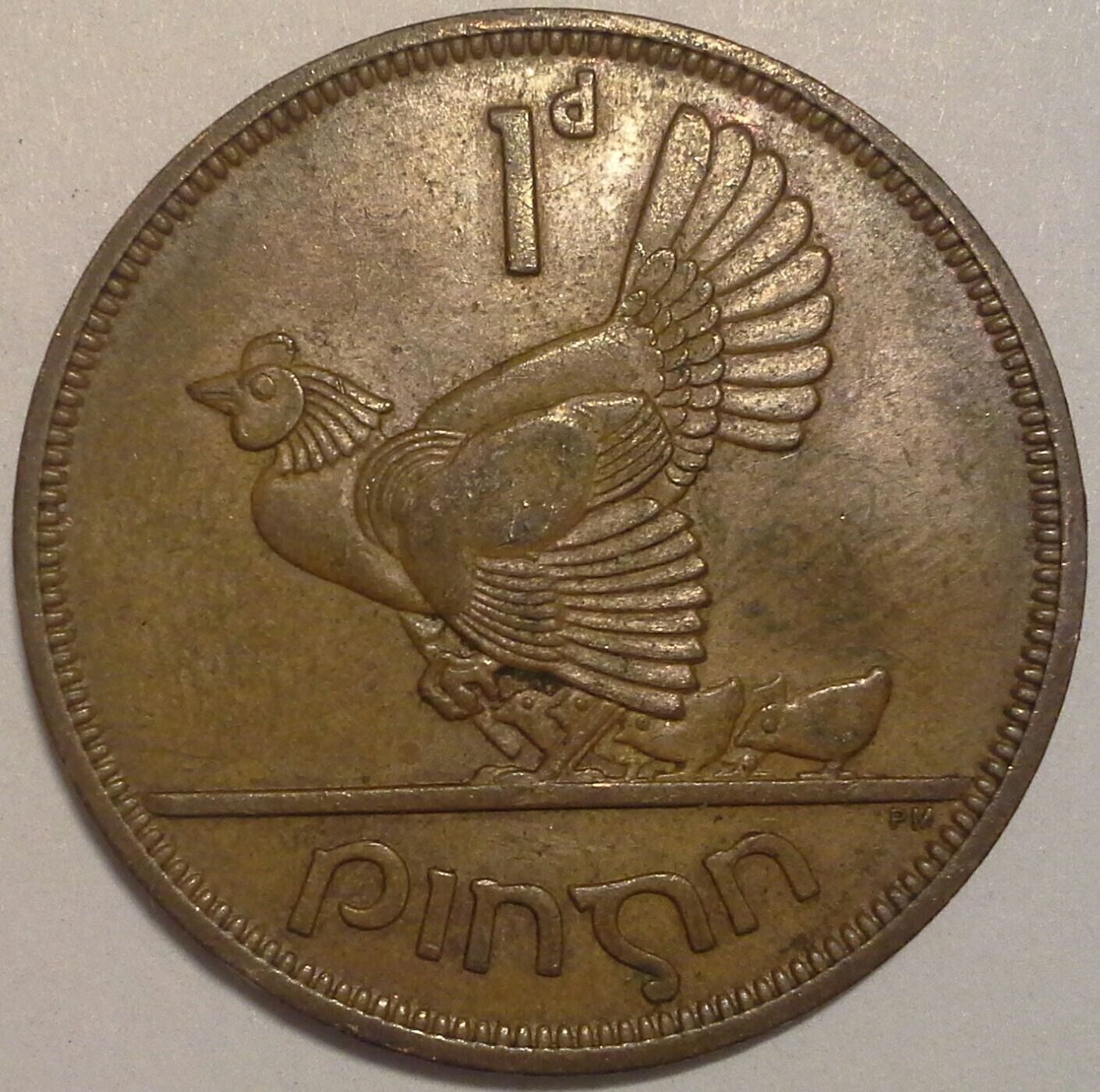 1 пенни 1965 Ирландия